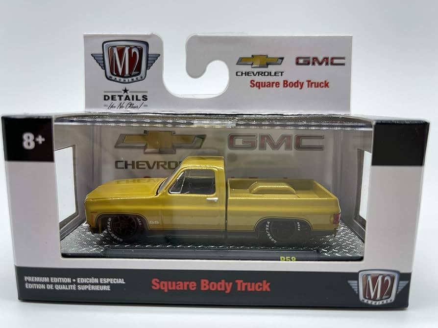ミニカー M2 CHEVROLET SQUARE BODY TRUCK 1/64 M2 Machines Square Body Truck 1973 Chevy Cheyenne 10 1:64
